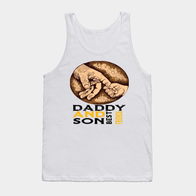 daddy and son best friends Tank Top by TOPTshirt